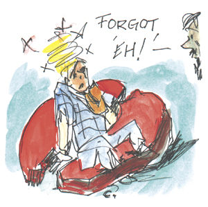 forgot cartoon